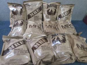 Sealed Case of 12 MREs Meal Ready ...