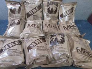 Sealed Case of 12 MREs Meal Ready ...
