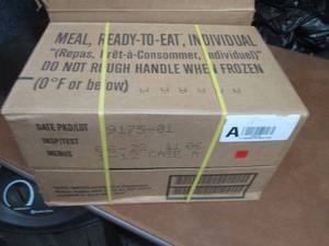 Sealed Case of 12 MREs Meal Ready ...