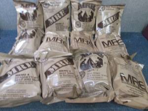 Sealed Case of 12 MREs Meal Ready ...