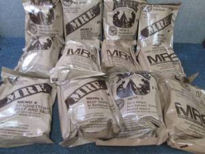 Sealed Case of 12 MREs Meal Ready ...