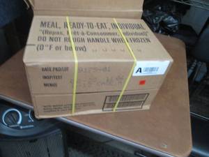 Sealed Case of 12 MREs Meal Ready ...