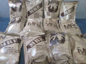 Sealed Case of 12 MREs Meal Ready ...