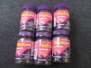 6- 24 ct Pepto PM Gummies...