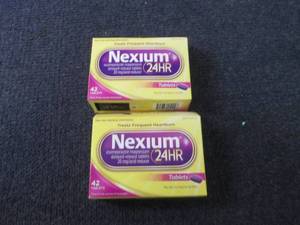 2- 42 ct Nexium 24 hr- in date...