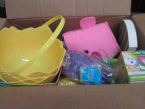 Box of Assorted Easter Items...