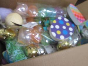 Box of Assorted Easter Items...