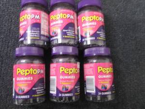 6- 24 ct Pepto PM Gummies...