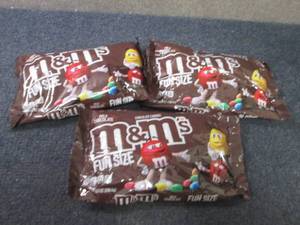3- 10.53 oz M&Ms Fun Size...