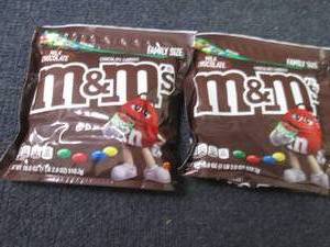 2- 18 oz M&Ms...