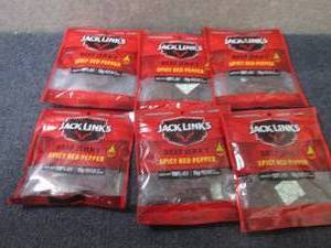6- 2.85 oz Jack Links Spicy Red Pep...