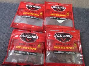 4- 2.85 oz Jack Links Spicy Red Pep...