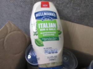 8- 11.5 oz Hellmans Italian Herb &...
