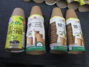 3- 18 ct Burpee 3 inch Fiber Pots, ...