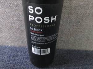 So Posh 1000ml Black Shampoo...