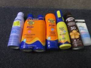 Assorted Sun Screen...