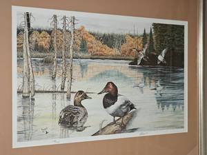 lot 140 image: Al Dornisch Autumn Interlude 1980 Numbered & Singed Print