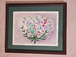 lot 146 image: Charming Wildflower Watercolor Painting