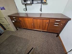 lot 103 image: Retro Styled Office Credenza