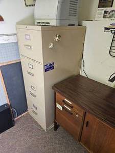 lot 273 image: Vertical Legal Filing Cabinet
