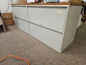 lot 276 image: Set of Two Half Sized Lateral Filing Cabinets