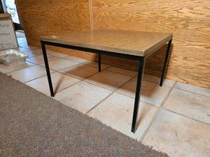 lot 158 image: Retro Industrial Side Table