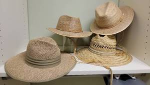 lot 326 image: Mens Straw Summer Hat Collection