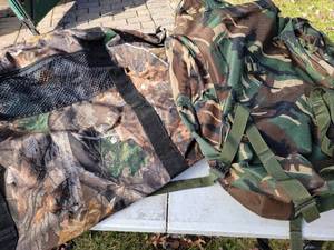lot 258 image: Camouflage Duffel Bag and Fox Outdoor Backpack