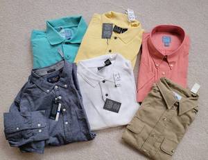 lot 309 image: NWT Mens Sport Shirt Collection  Penguin  Js A Banks  XXL