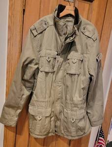 lot 317 image: LL Bean Mens Collection  Check Field Jacket  Canvas Jacket, XXL
