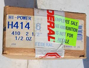lot 234 image: Federal Hi-Power Shot Shells  10 Boxes, A