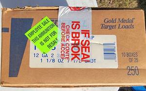lot 238 image: Federal Gold Medal Trap 12 Gauge Target Loads  10 Boxes