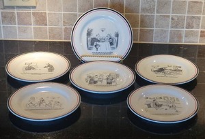 lot 189 image: Restoration Hardware Commemorative Plate Collection - The New Yorker Leo Cullum