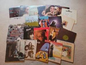 lot 127N image: Classic Vinyl Record Collection - N - Songwriters of the 70s - (22)