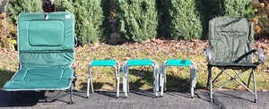 lot 338 image: Lightweight Camping Folding Seating & Bed Collection - (5)