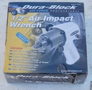 lot 332 image: Dura-Block Air Force Professional 12 Air Impact Wrench - AF3002