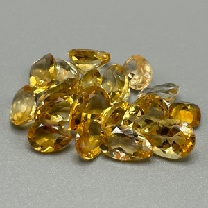 14.25 Carat Citrine Mixed Cut - Assorted Lot of Loose Stones