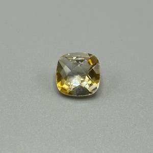 4.40 Carat Citrine Square Cushion Checkerboard Cut