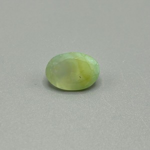 5 Carat Prehnite Oval Faceted Cut