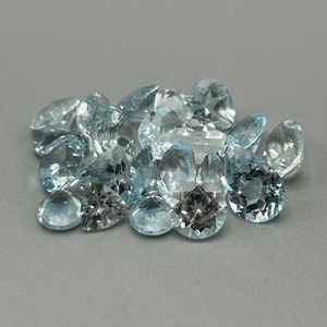 15 Carat Blue Topaz Mixed Cut - Assorted Lot of Loose Stones