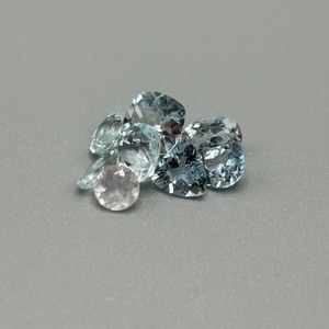 5.90 Carat Blue Topaz Mixed Cut - Various Size, Color & Shape Assorted Lot of Loose Stones