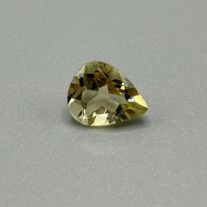 3.70 Carat Lemon Quartz Pear Faceted Cut
