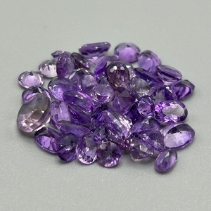 18 Carat Amethyst Mixed Cut - Assorted Lot of Loose Stones