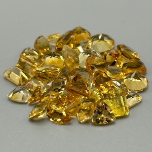 24.82 Carat Citrine Mixed Cut - Assorted Lot of Loose Stones