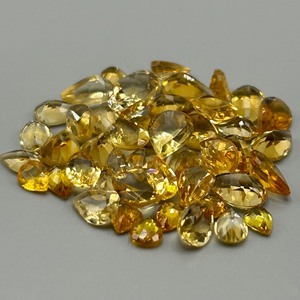 28.34 Carat Citrine Mixed Cut - Assorted Lot of Loose Stones