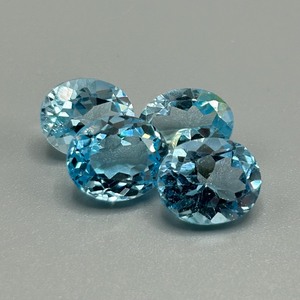 17.68 Carat Blue Topaz Oval Faceted Cut