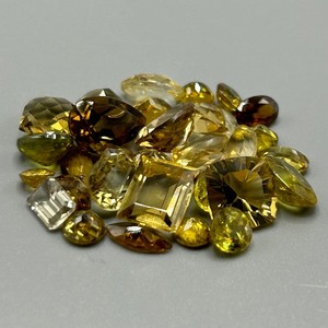 26 Carat Citrine & Misc. Gemstones Various Species, Size, Color & Shape Lot of Loose Stones