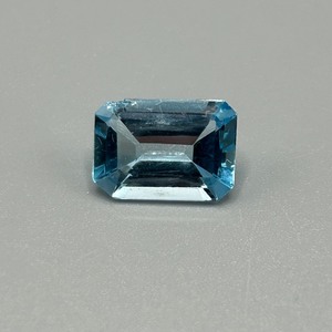7 Carat Blue Topaz 14x10mm Standard Emerald Cut