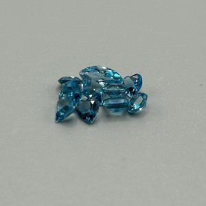 3.23 Carat Blue Topaz Mixed Cut - Assorted Lot of Loose Stones