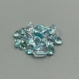 7.38 Carat Blue Topaz Mixed Cut - Assorted Lot of Loose Stones